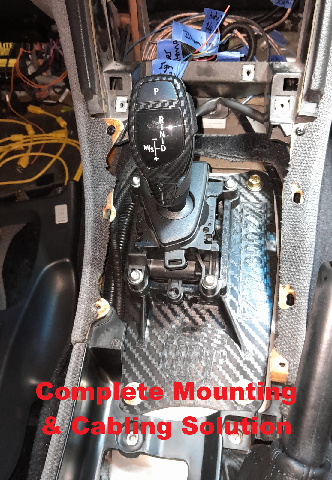 Nissan Z32 300ZX BMW Canbus Gear Shifter Mount (V3) Suits ZF8/8HP Conversions