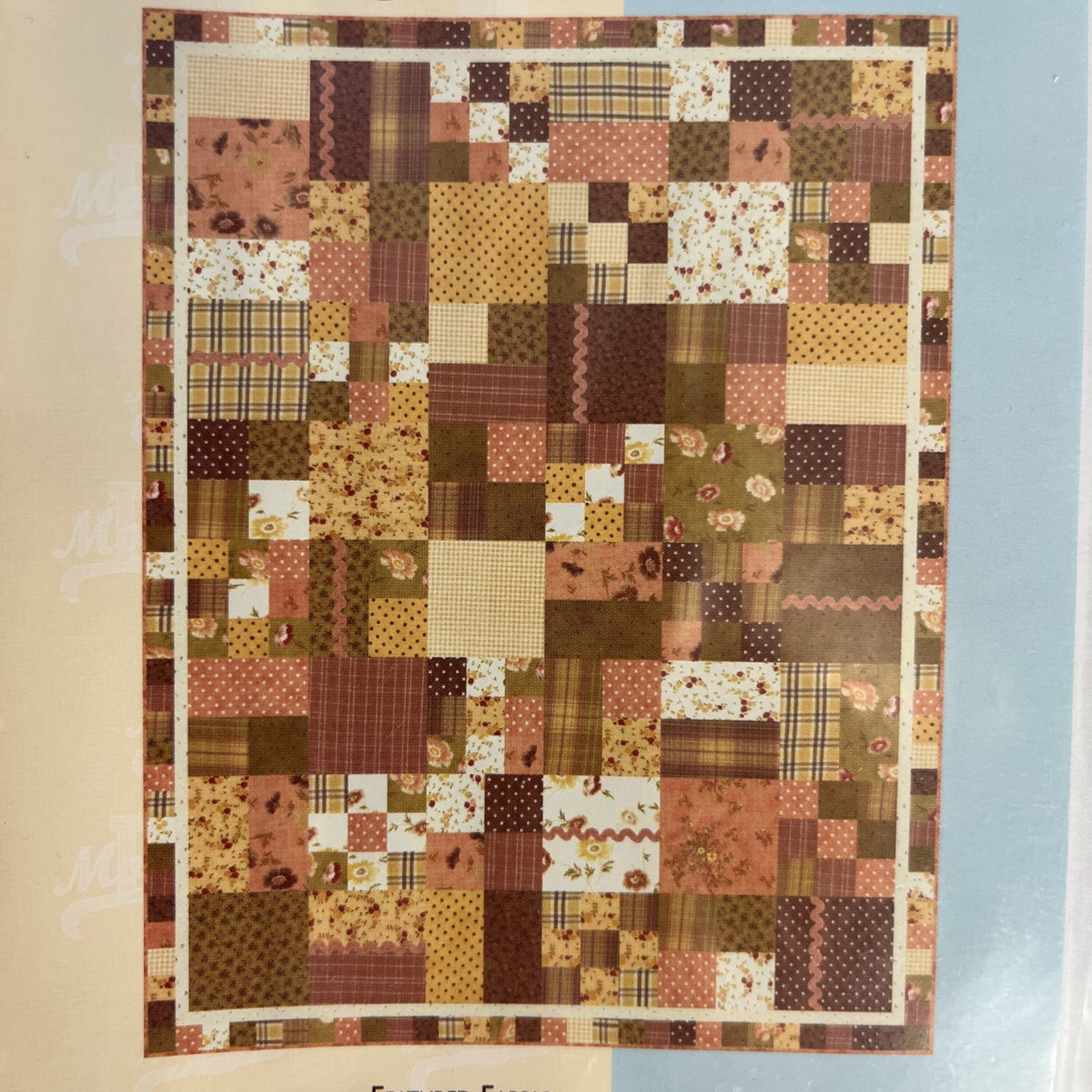 Moda University Forget-Me-Not 60” x 78” Quilt Pattern