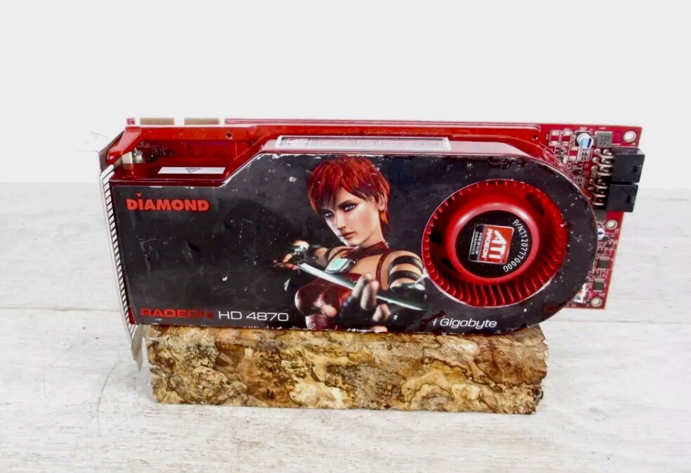Diamond 102-B5070210 AMD Radeon HD 4870 1gb Video Graphics Card *Rare*