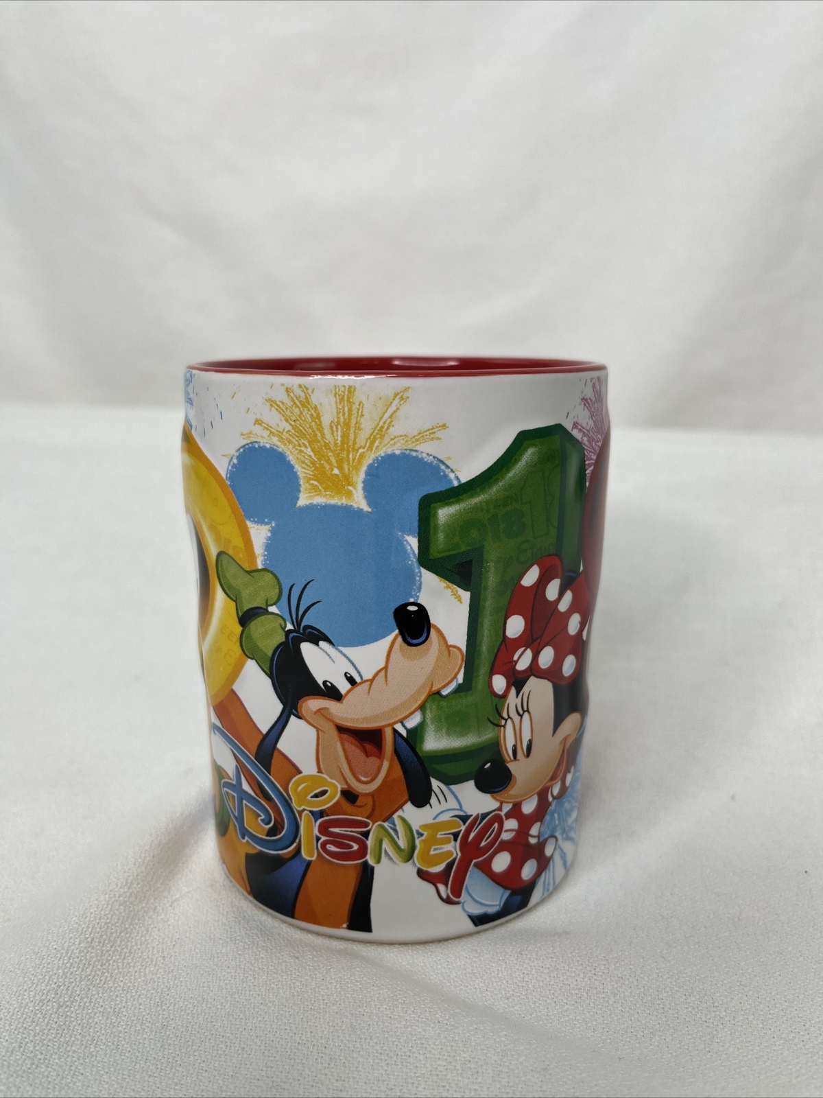 2018 Disney World Glass Coffee Hot Chocolate Mug