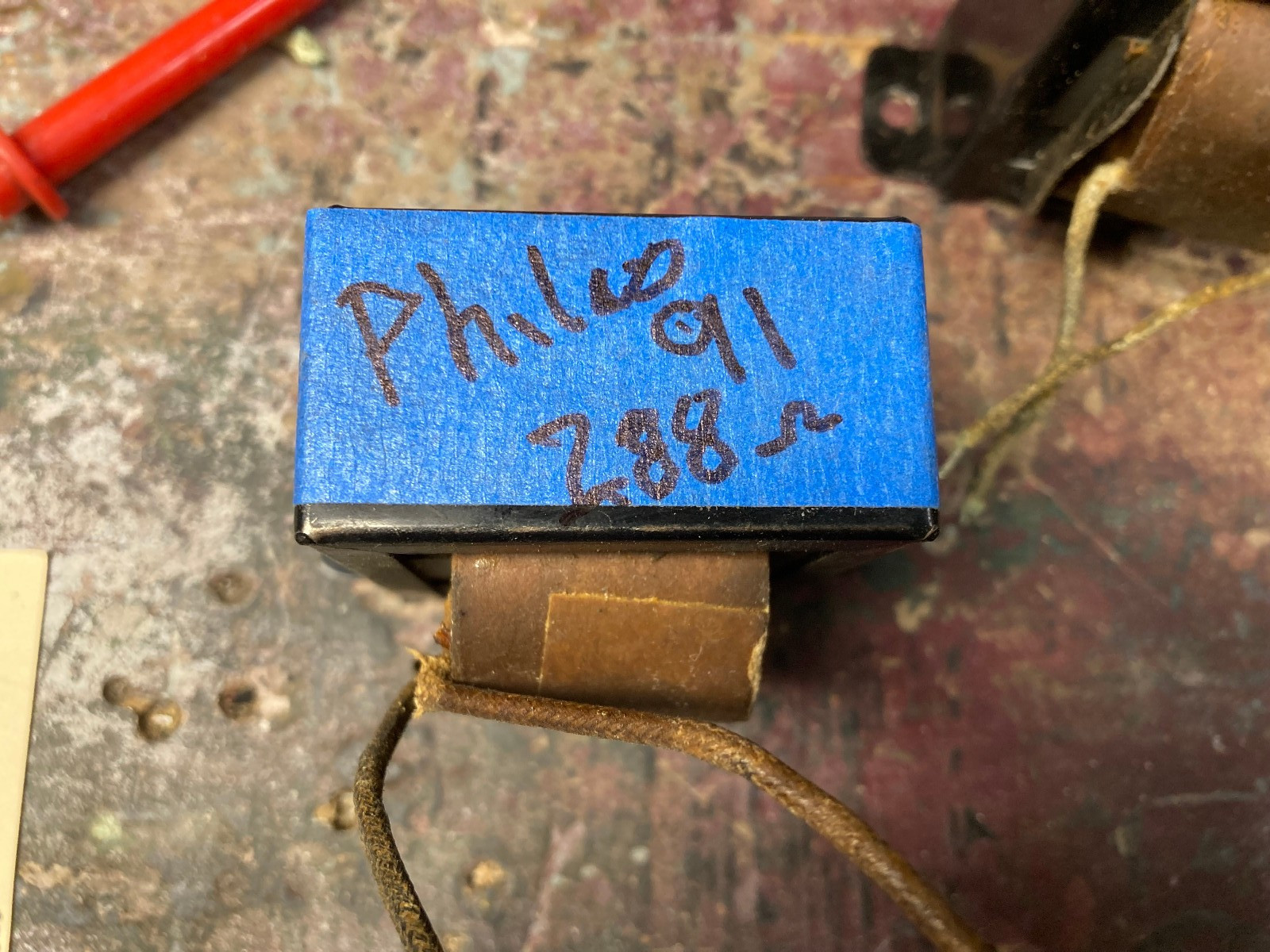 PHILCO radio model 91 filter choke transformer  good