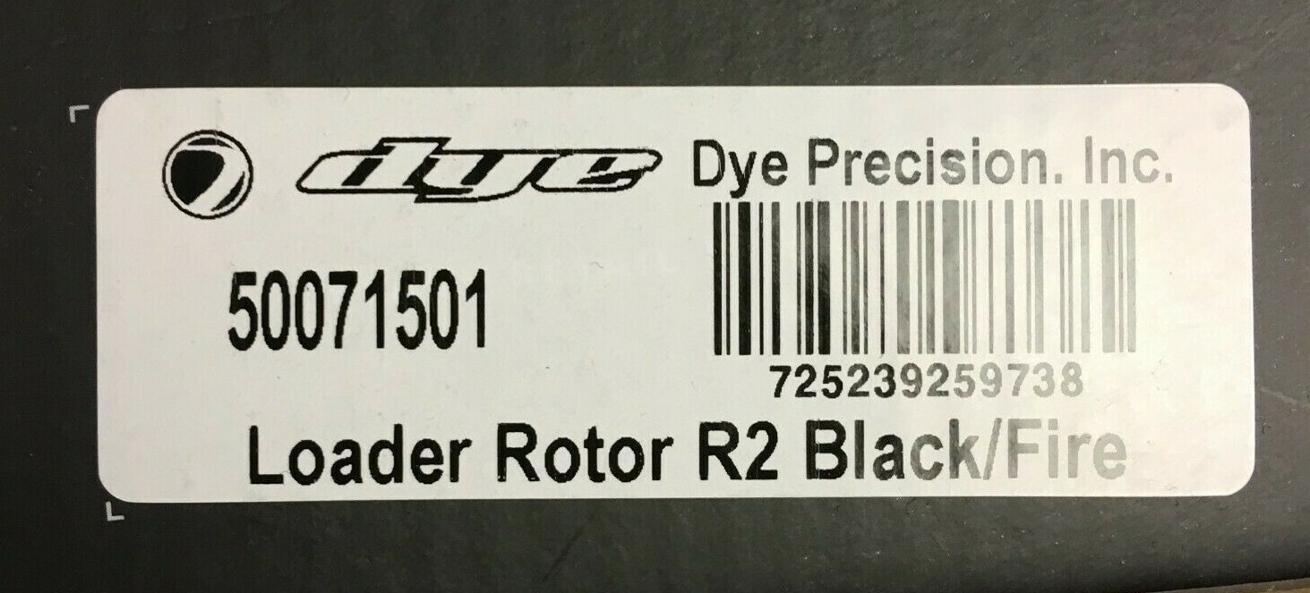 New Dye Rotor R2 Paintball Loader - Black/Fire