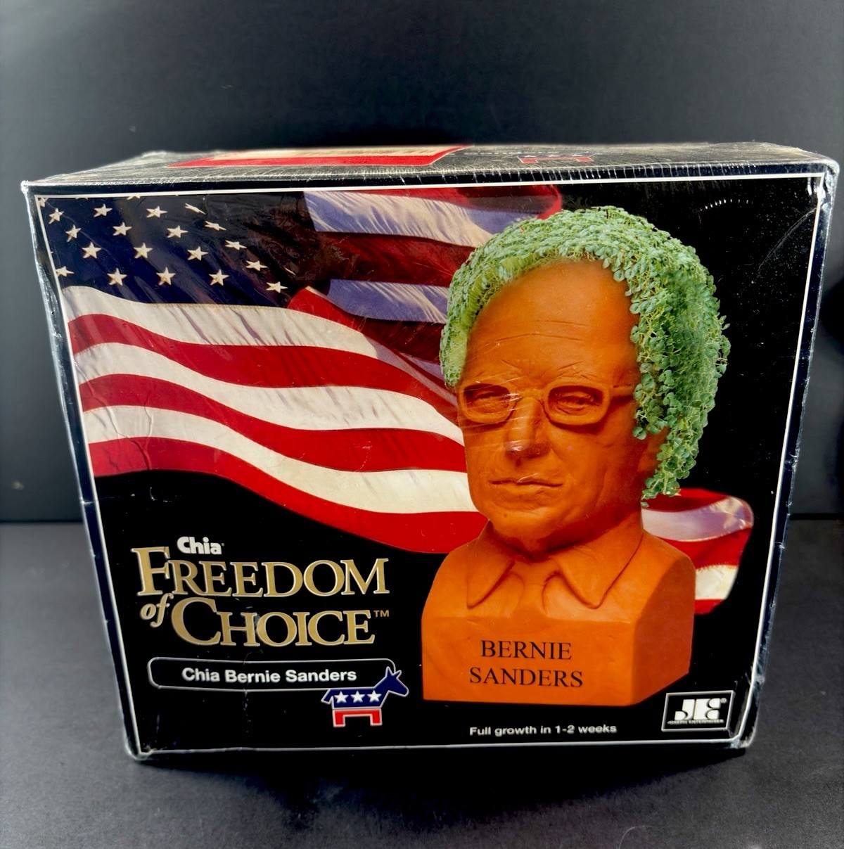 Bernie Sanders Chia Pet Freedom of Choice Planter Novelty Gag Gift NEW In Box
