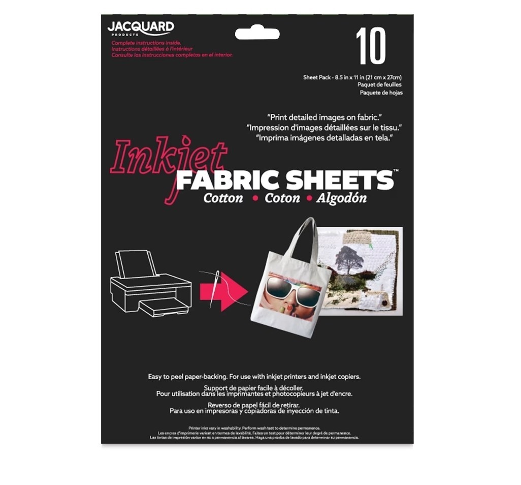 Pack Of 3 Products Printed Treasures Ink Jet Fabric Sheets 8.5"X11" 10/Pkg-100%