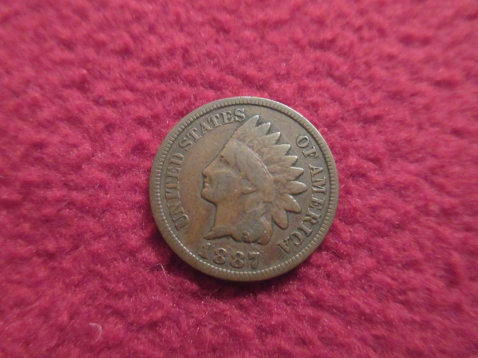 1887  DATED  INDIAN CENT  ORIGINAL