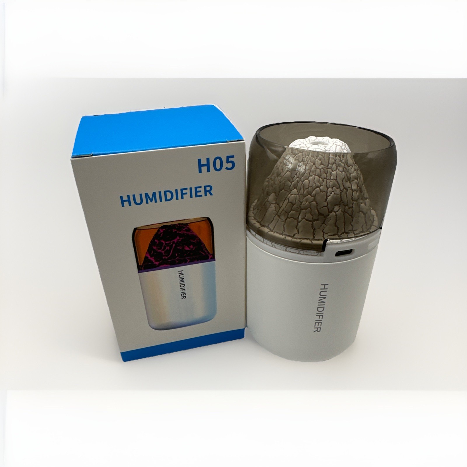 Table Top Car Humidifier 180ml LED White