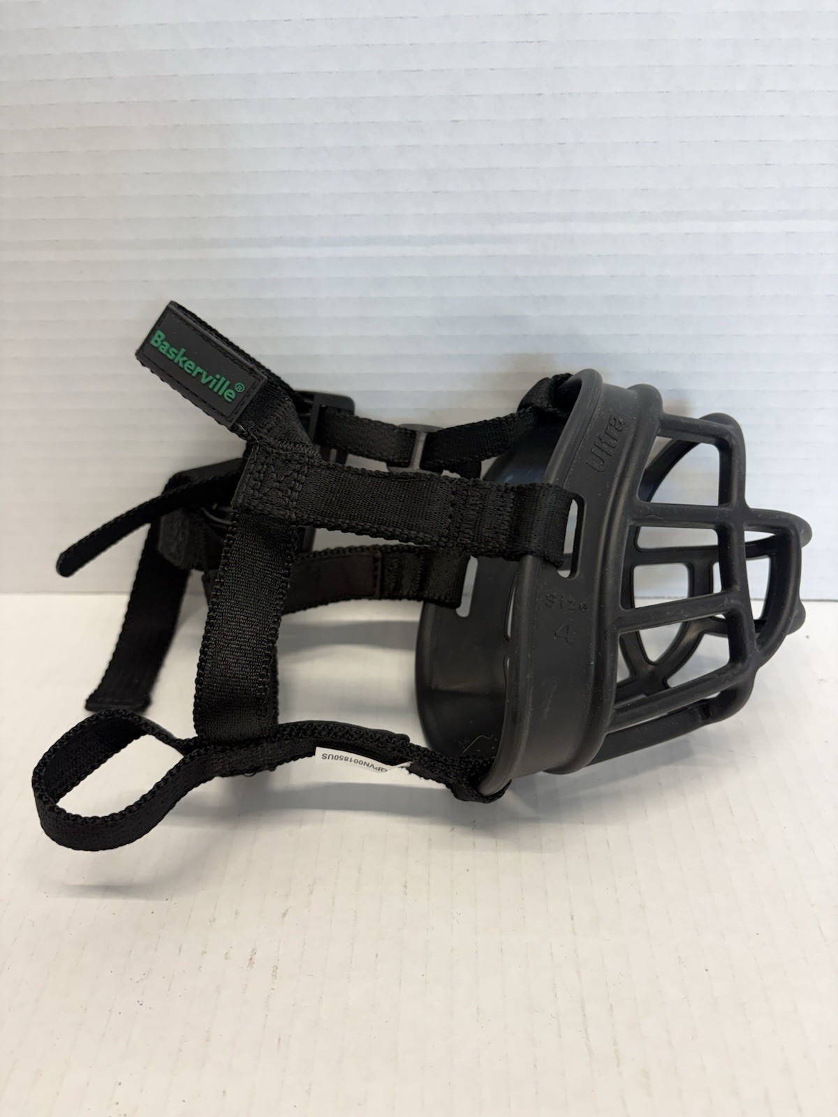 Baskerville Ultra Basket Muzzle Black Size 4 Adjustable Pet Safety Device