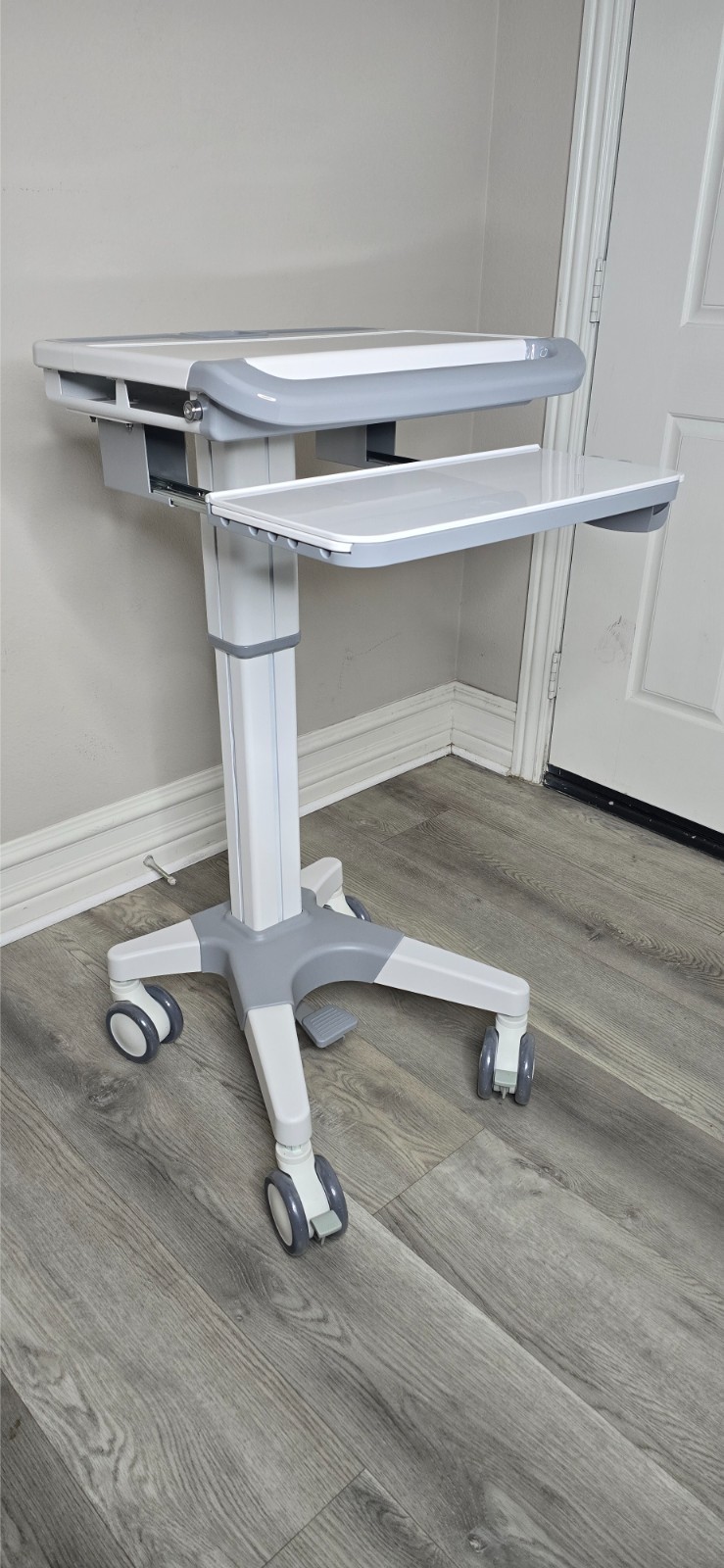 Laptop Workstation on Wheels