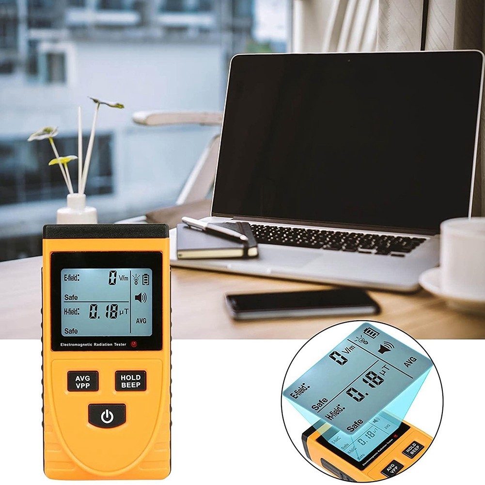 Socket Detection,Portable Dosimeter Counter with LCD Display, Radioactive3318