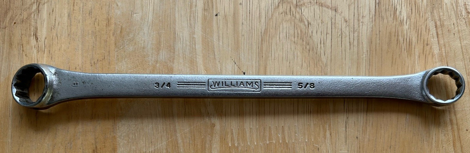 Williams 7729 Superrench Box End 5/8" x 3/4" USA