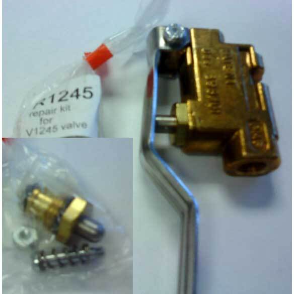 PMF R1245, Repair Kit for V1245 Aluminum and V1245B brass valves (no valve)