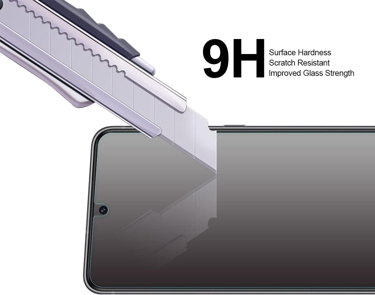 2x Privacy Tempered Glass Screen Protector for Samsung Galaxy S21 FE 5G
