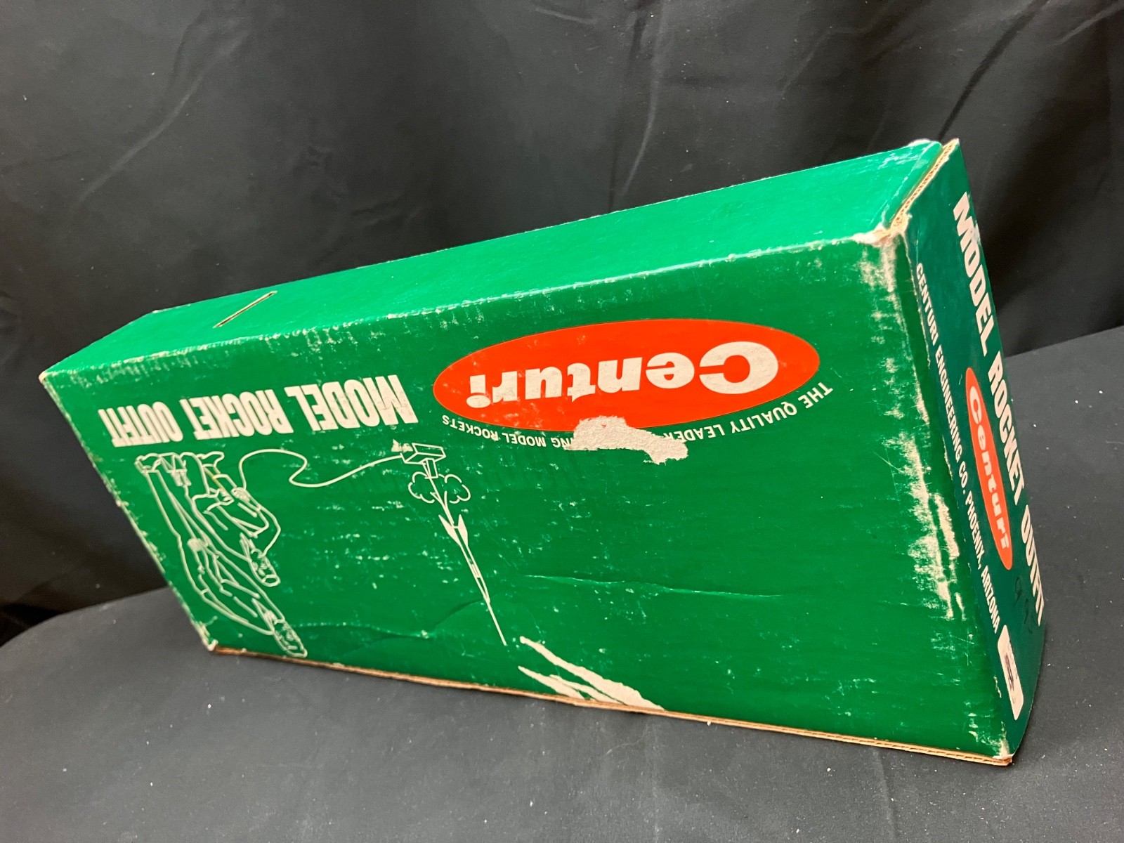 Vintage Centuri Field Box & Parts, Including Launch Controller & 3 pc Launch Rod