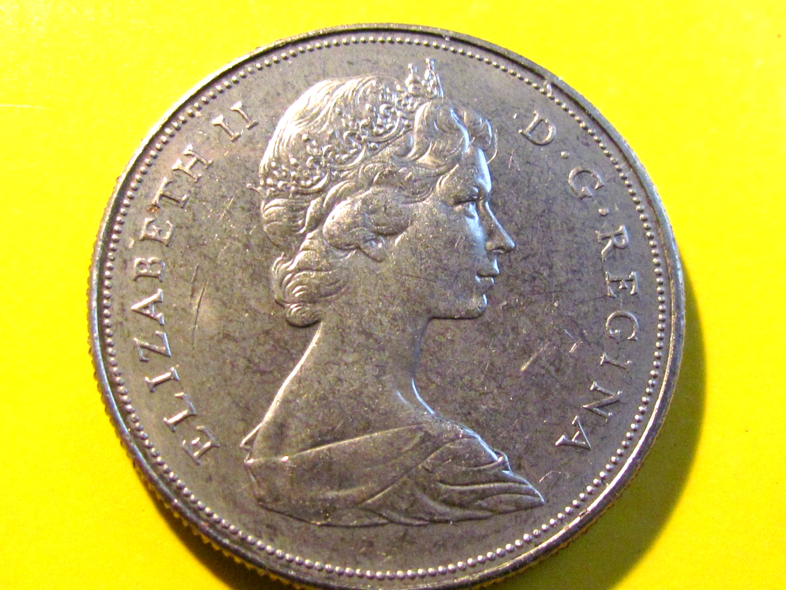 1970 CANADA NICKEL DOLLAR.  MANITOBA - Circulated AU