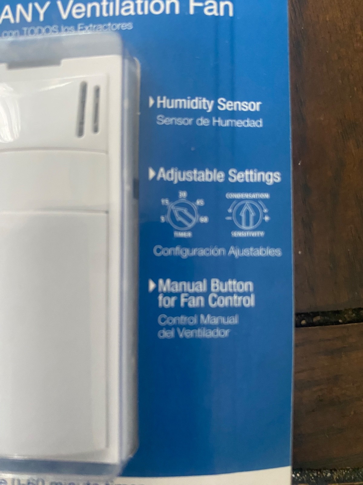 Dew Stop Condensation Fan Control (Humidity Sensor) with Countdown Timer