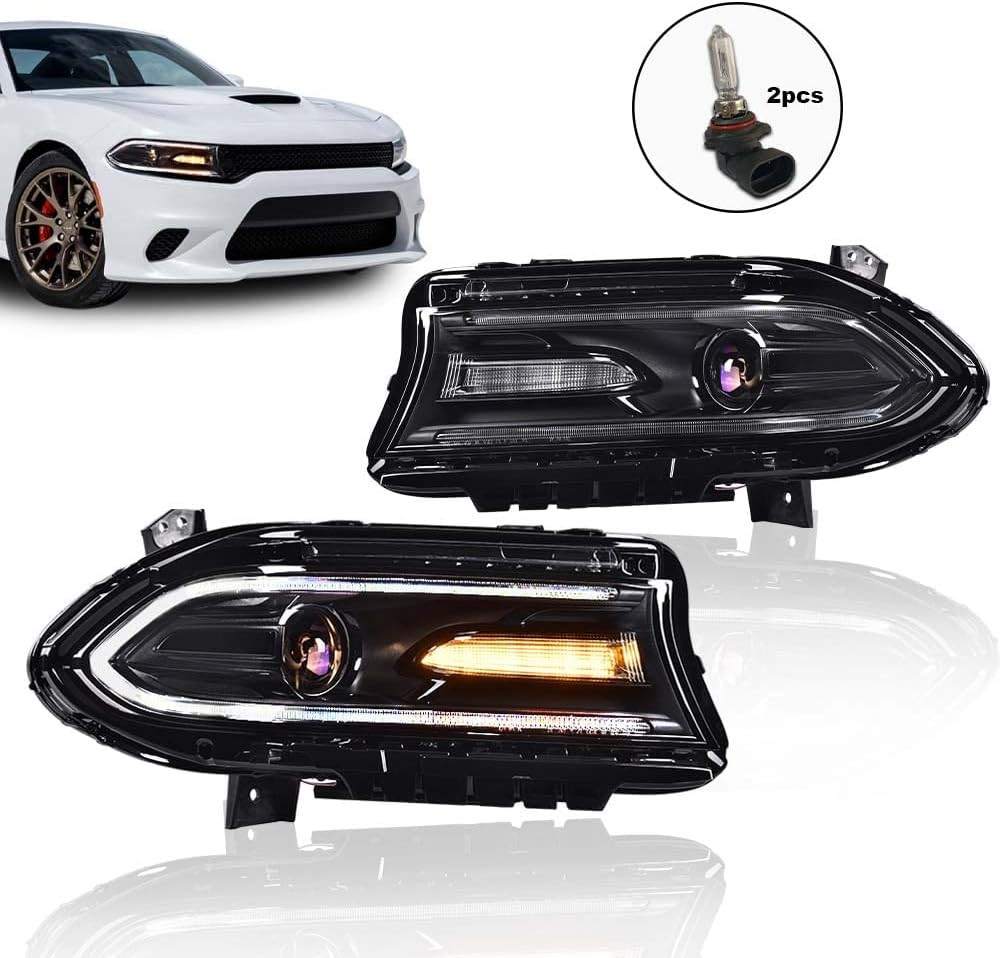 DRL LED Front Headlamp Assembly Headlights Assembly Front Headlamp | Compatible
