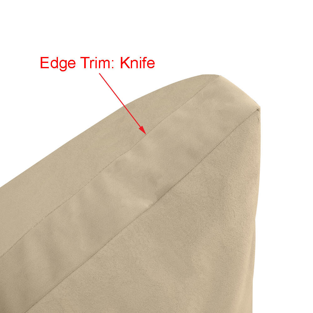 STYLE V2 TwinXL Velvet KnifeEdge Indoor Daybed Mattress Pillow |COVER ONLY|AD368