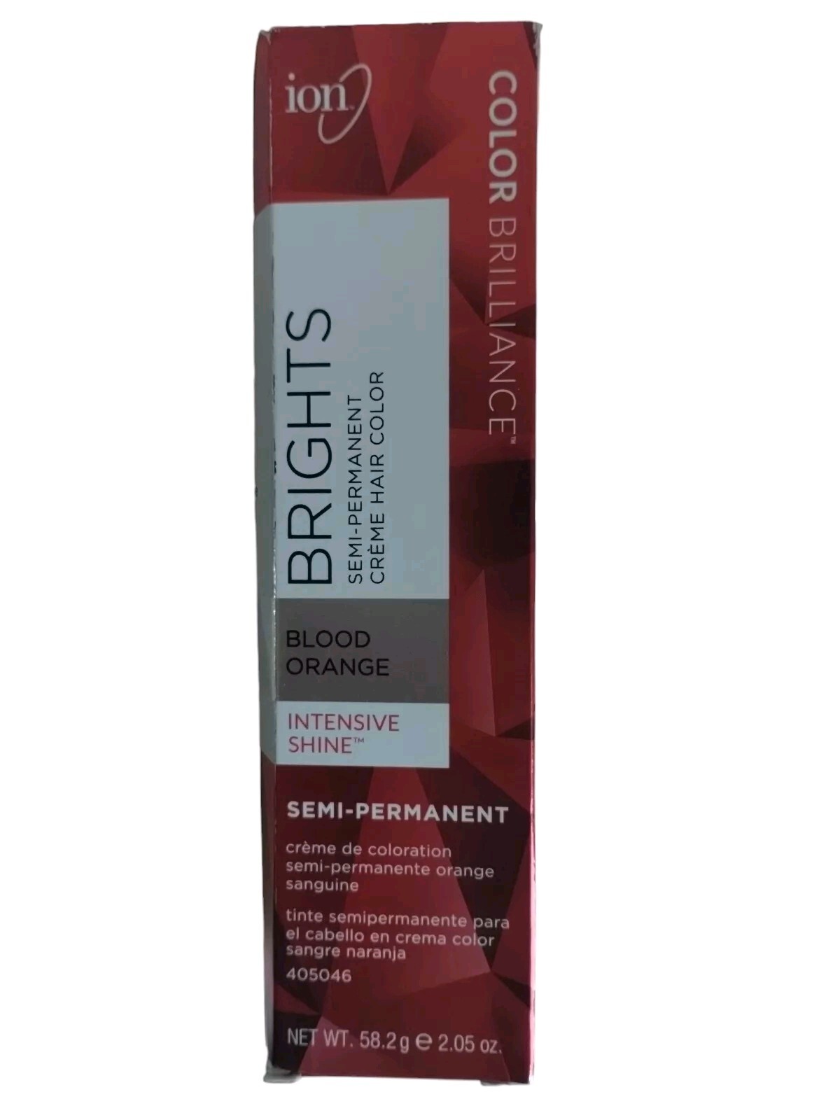 Ion Color Brilliance Semi Permanent Creme Hair Color Blood Orange 2.05 Oz