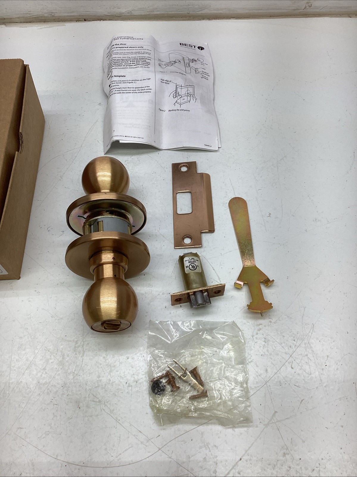 Dormakaba 8K37AB4AS3612RH Cylindrical Locks NIB