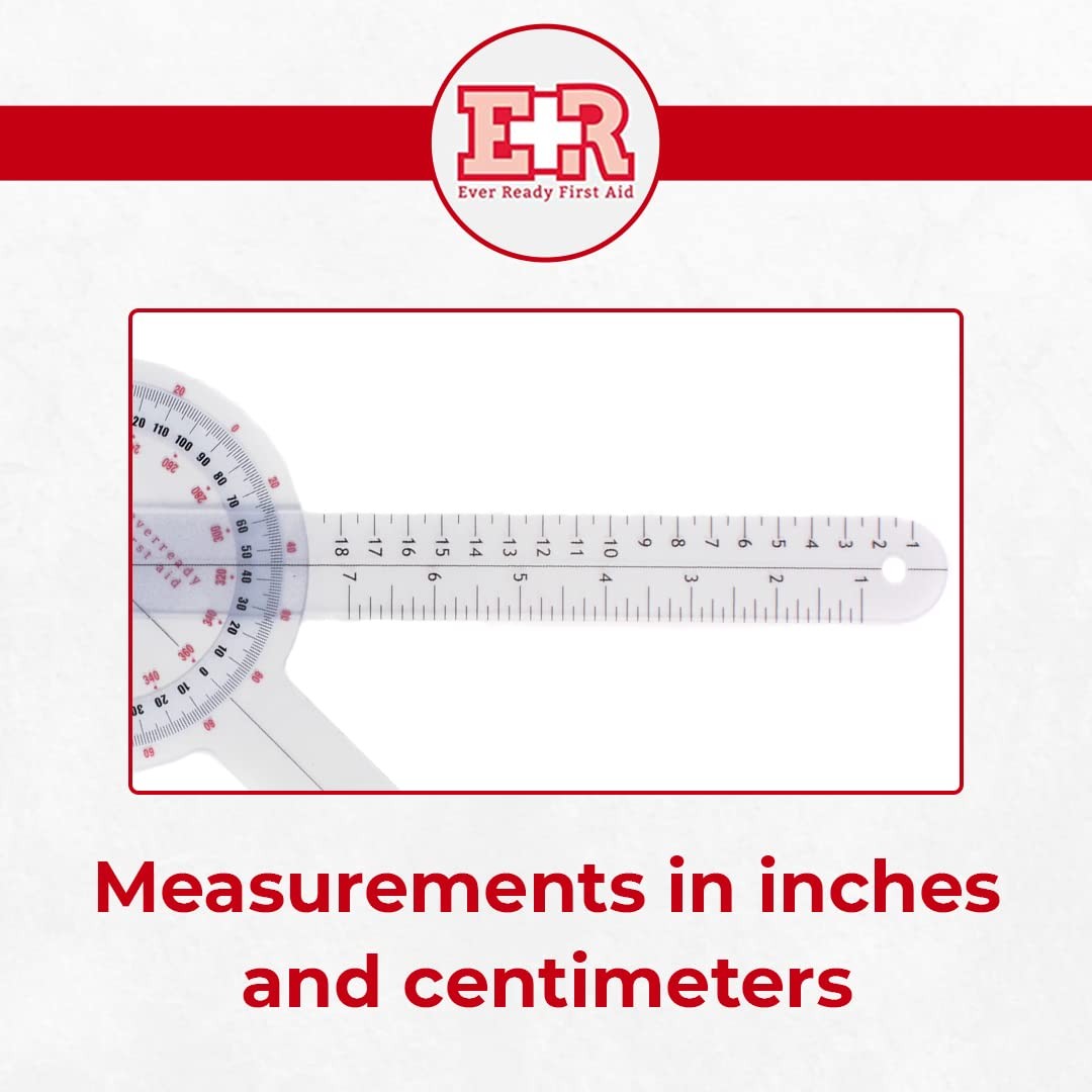 Multicolored Goniometer Range of Motion Measurement Tool for Physical Therapy