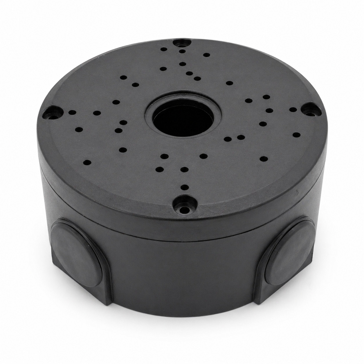 Universal CCTV Plastic Junction Box Mounting Base for Security Camera, Black
