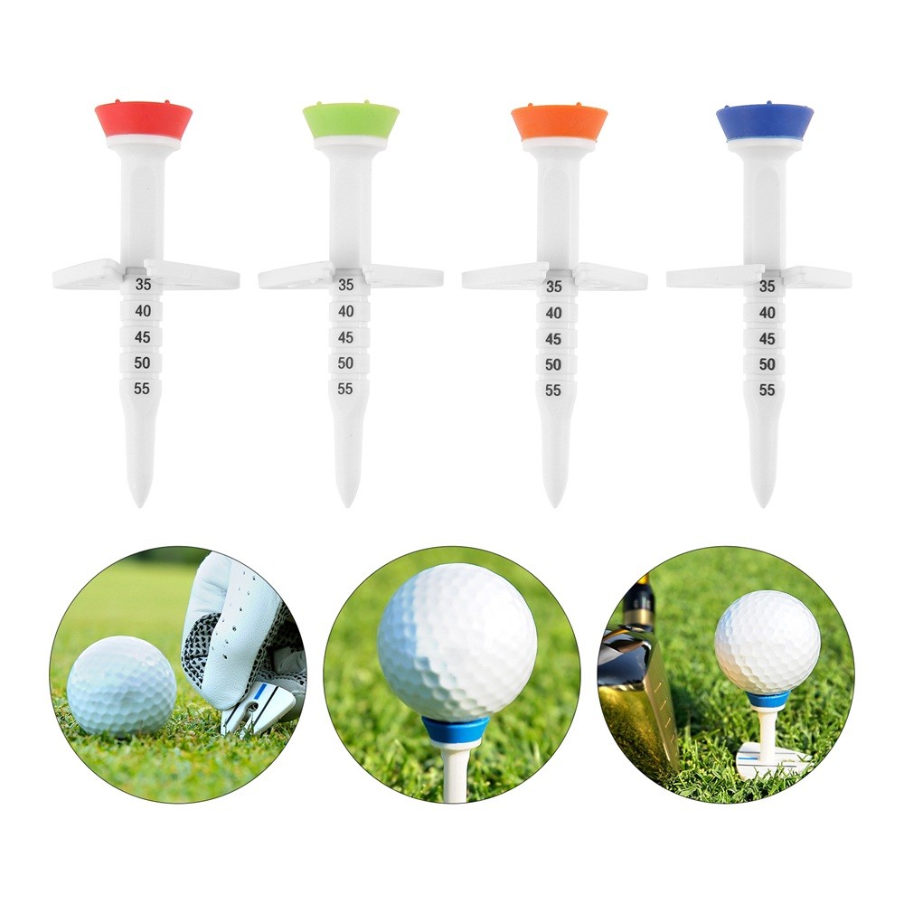 4Pcs Golf Tees 5-Speed Adjustable Limit Golf Tee Golf Accessories For Golf Lover