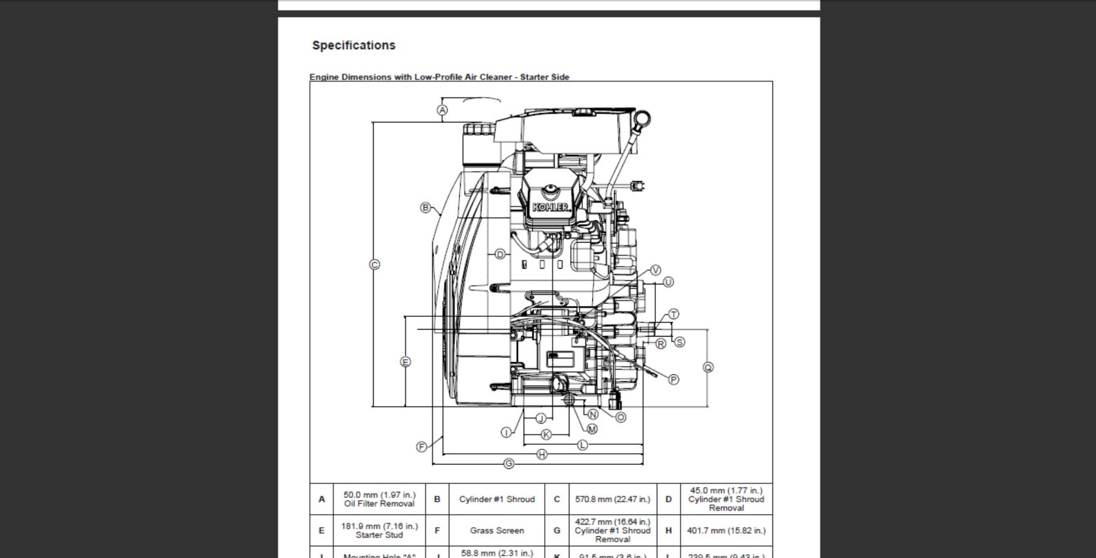 Kohler Engine Command PRO CH940 CH1000 Workshop Service manual