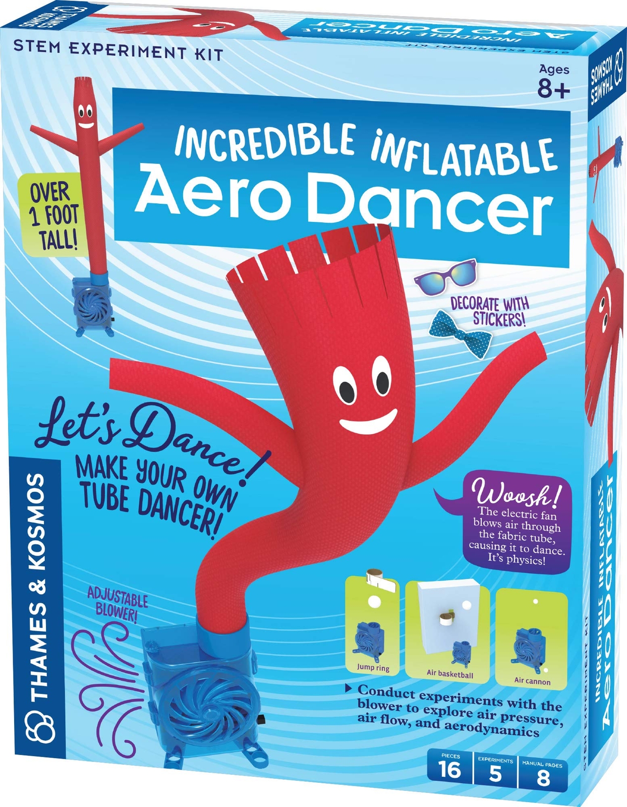 Thames & Kosmos Incredible Inflatable Aero Dancer STEM Experiment Kit | Make