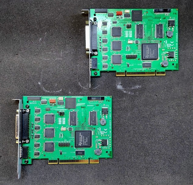 LOT OF 2 Bosch VICAM Grabber Card V5 CCTech CM-1 4.998.599.811