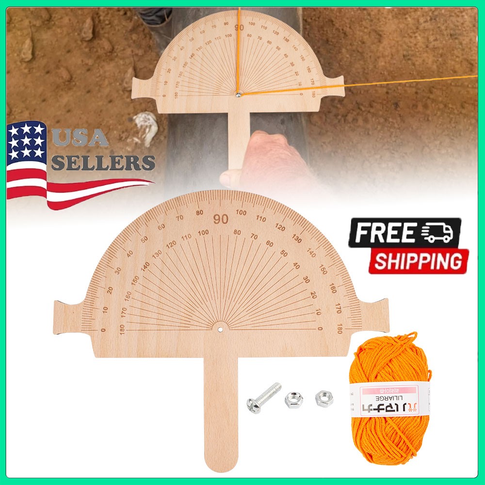 Precision Angle Finder, Handcrafted Birch Wood Angle Custom Angles Finder JQ