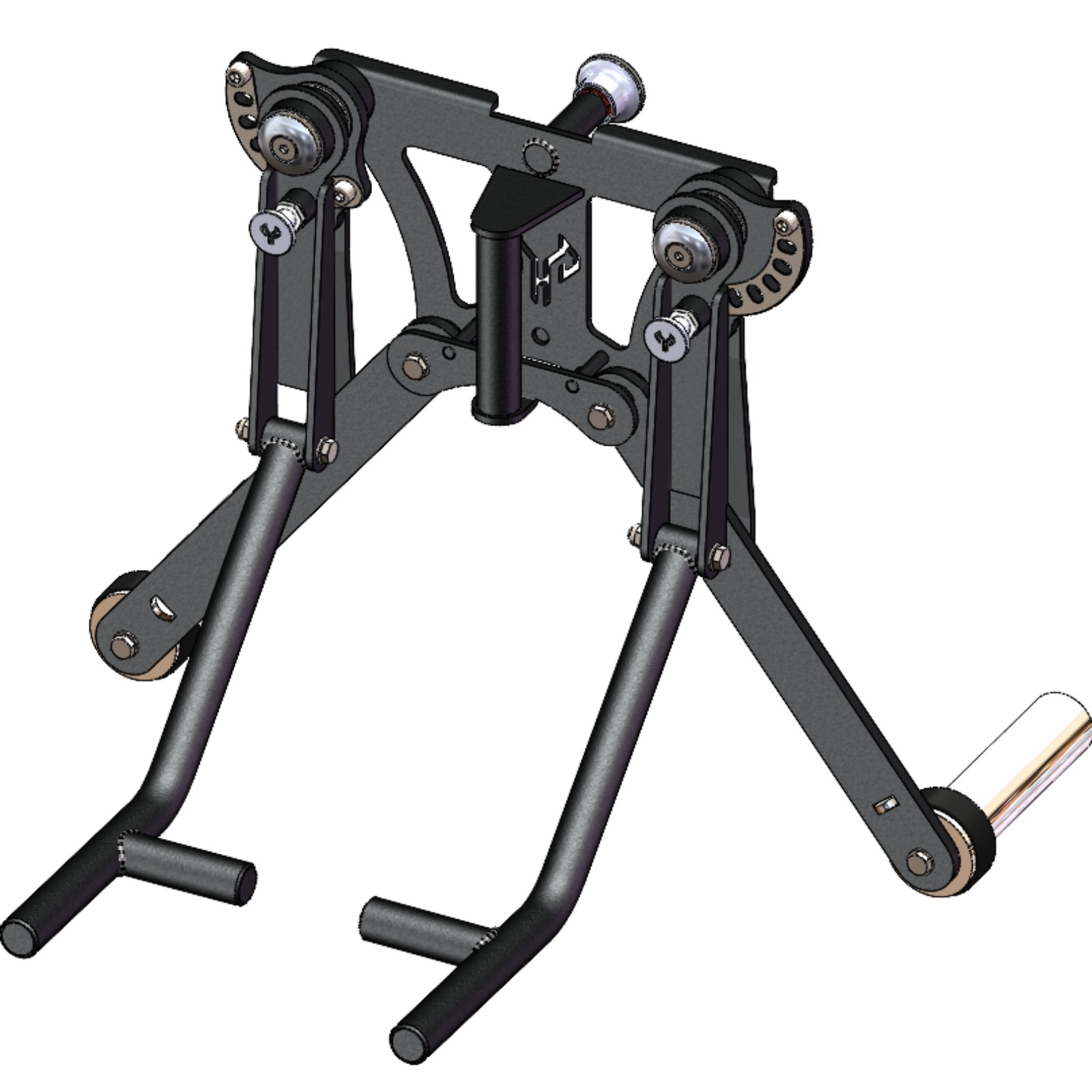Rack-Mounted Lateral Raise Attachment Plate-Loaded Lateral Raise Attachment