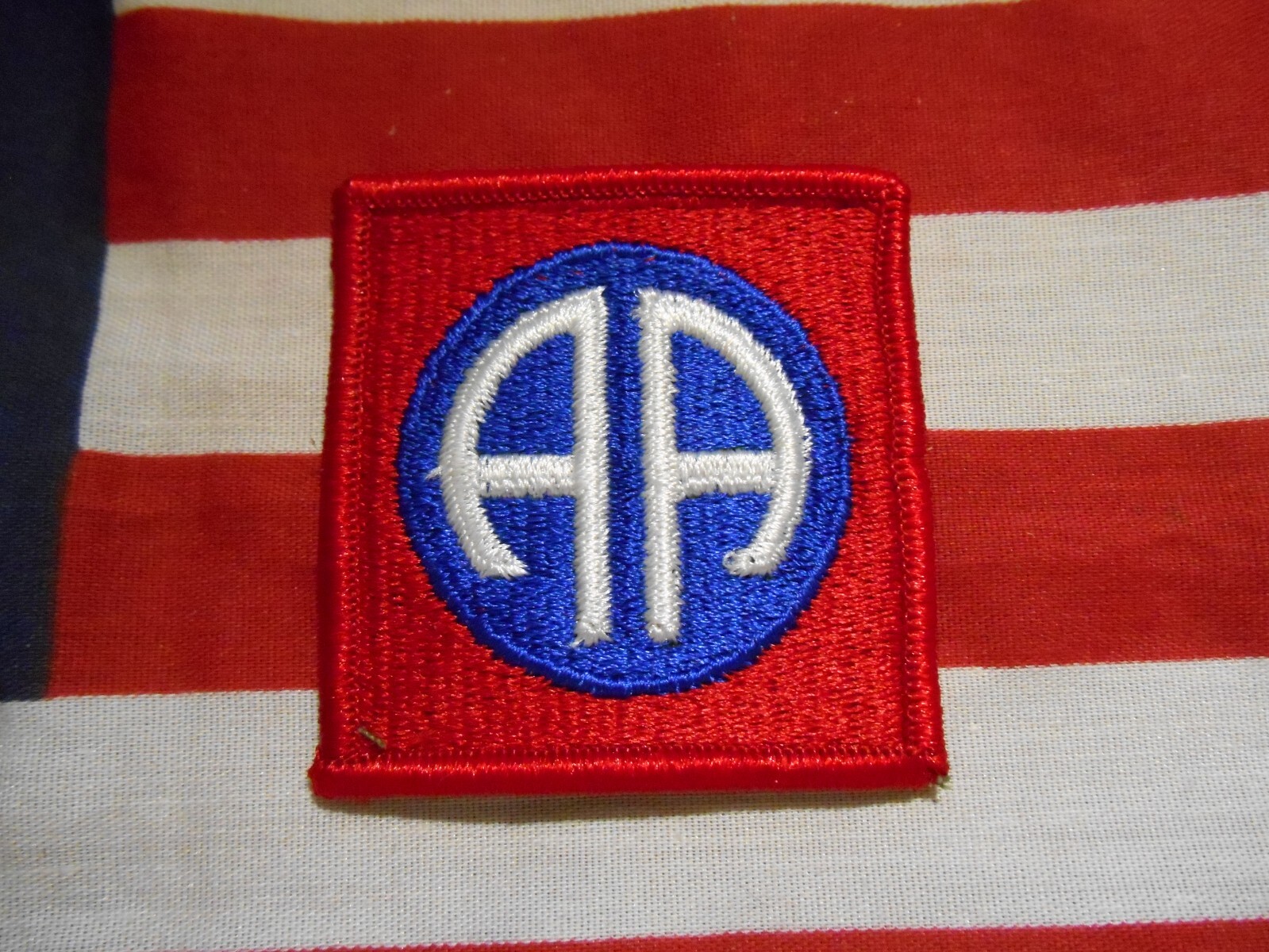 US ARMY VIETNAM ERA 82ND AIRBORNE DIVISION SSI COLOR PATCH NO TAB
