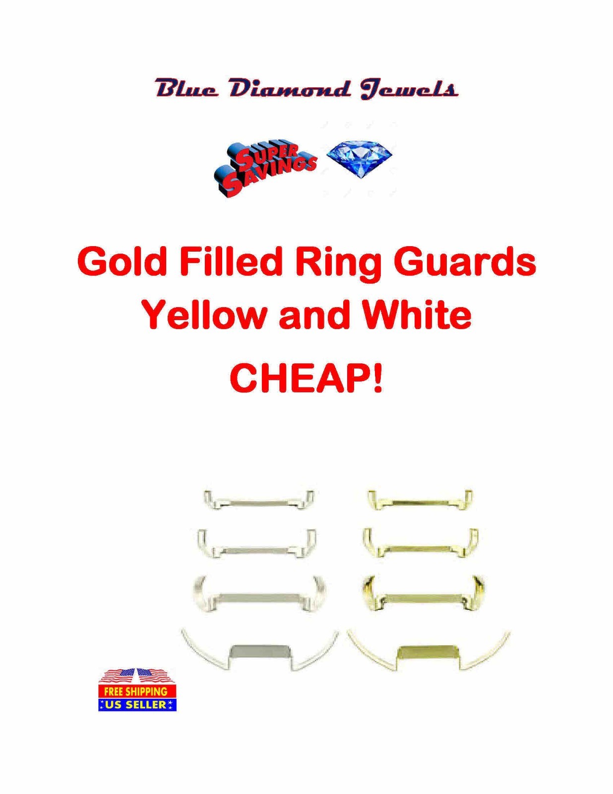 CHEAP EZ FIT Ring Guard 14k G.F. Lds /Mens Rings Lets Rings Fit Right USA SELLER