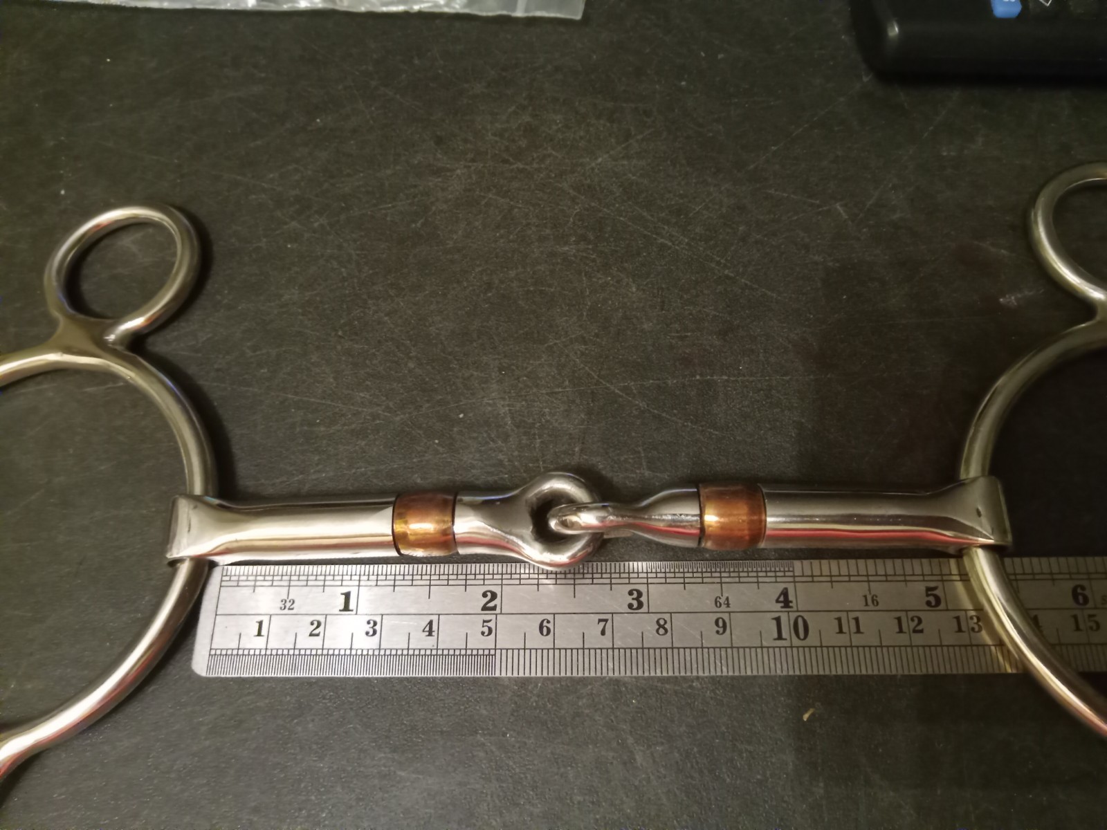 New Wonder Bit snaffle copper rollers 5 in mouth