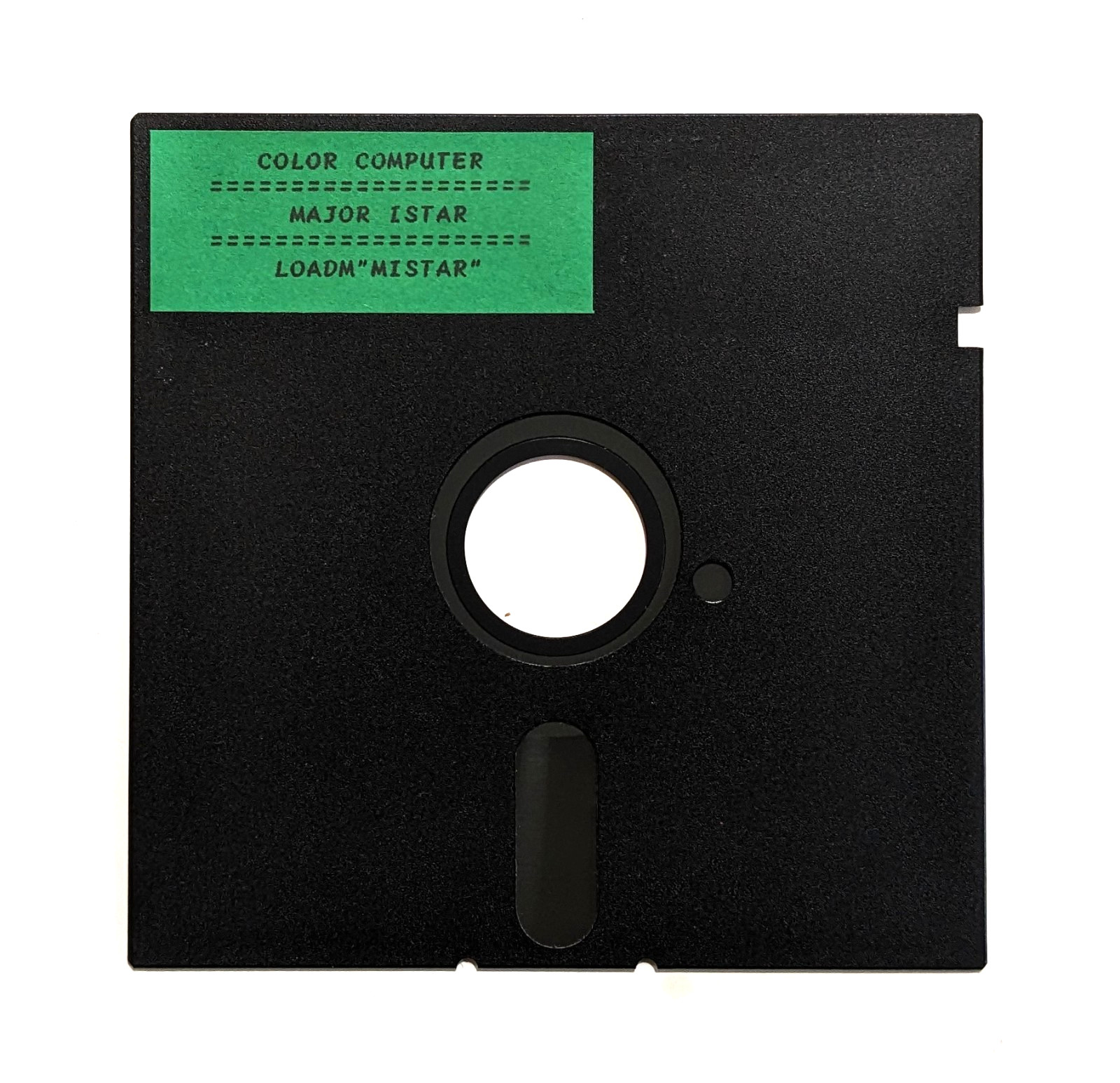 Major Istar adventure game disk for TRS-80 Color Computer & TDP 100 - tested