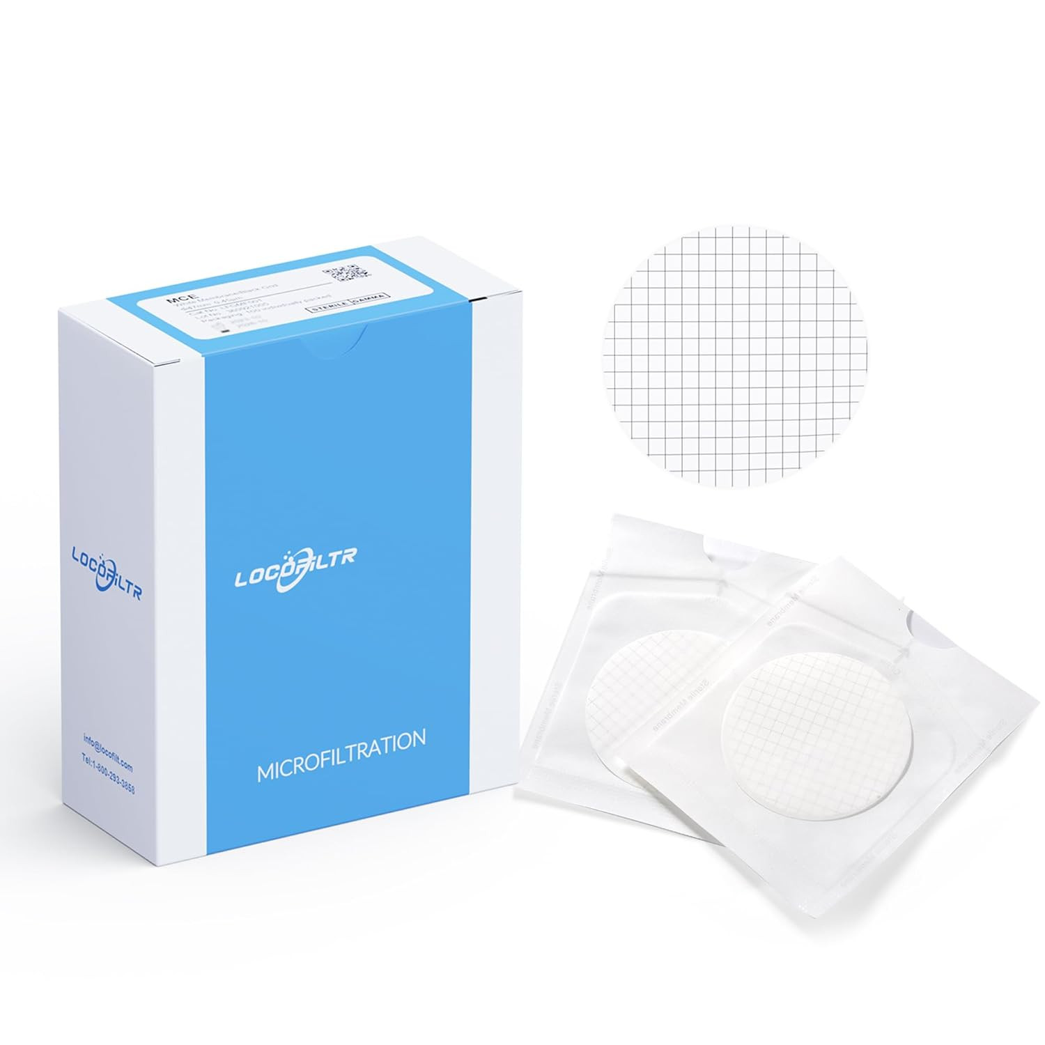 MCE Membrane Filter, Sterile, 47Mm, 0.45Μm, Hydrophilic, Individually Wrapped, B