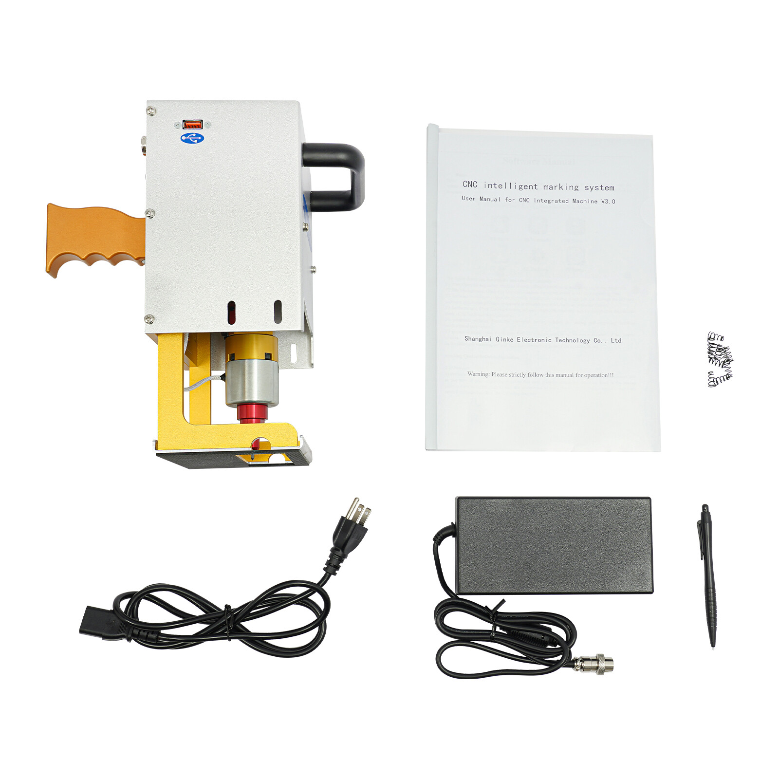 Portable Metal VIN Code Engraving Printer Touch Screen Dot Peen Marking Machine