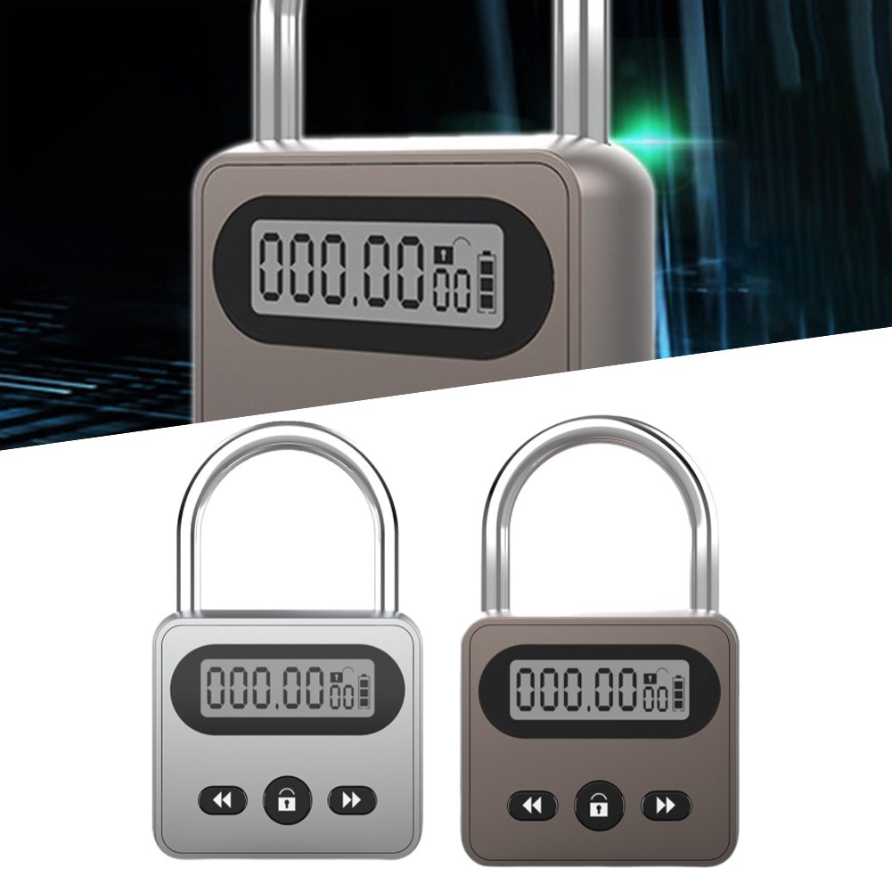 Duty Timer Lock With LCD Display Outdoor Safe 999 Hours Timing