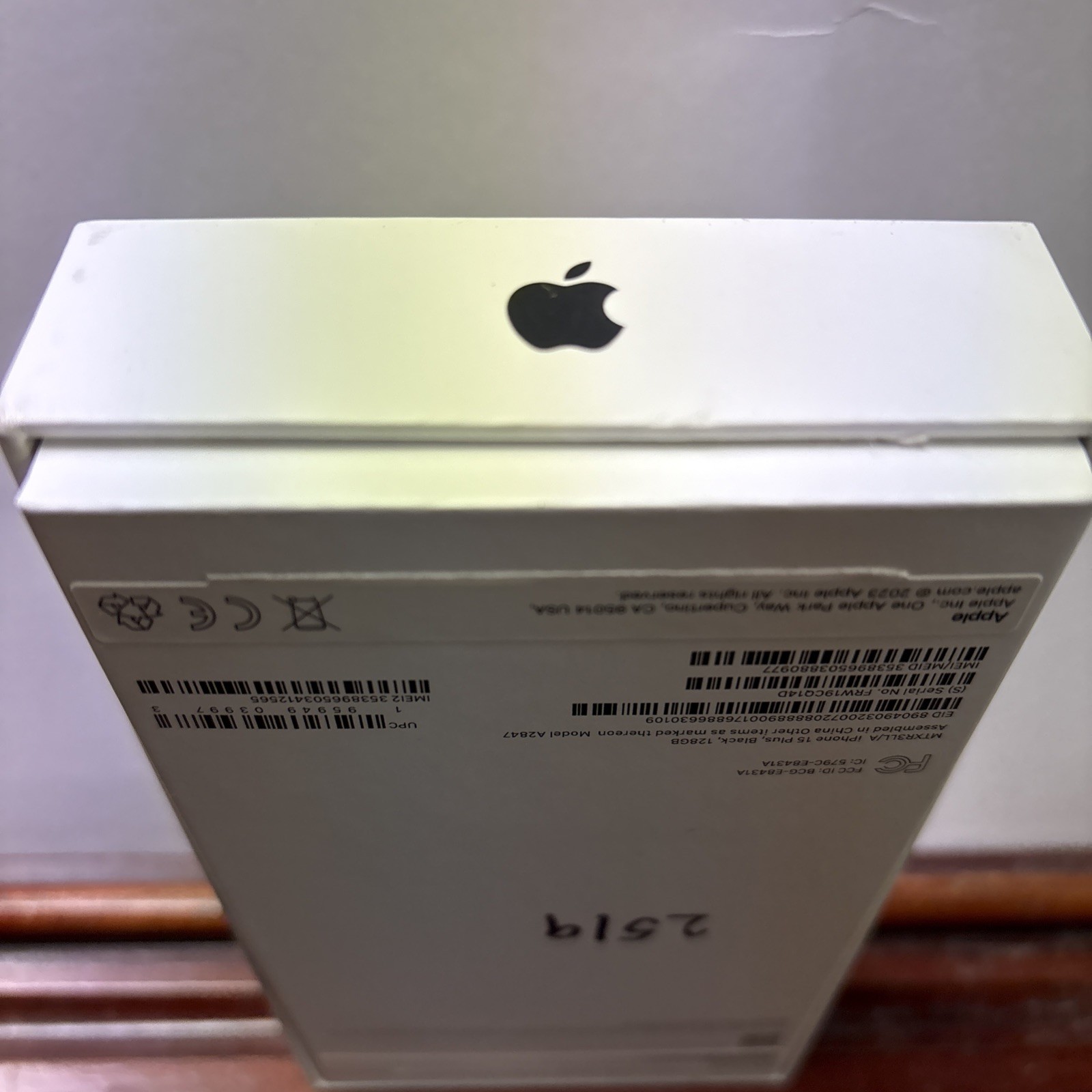 BOX ONLY - Apple iPhone 15 Plus -BOX ONLY-