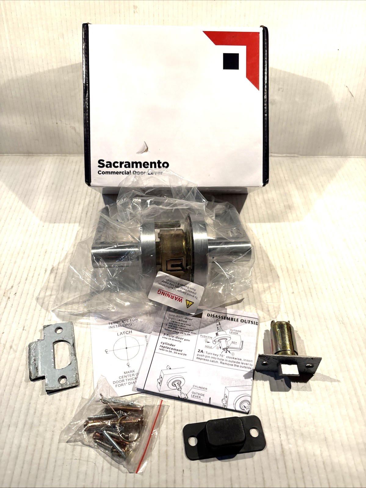 Sacramento Heavy Duty Commercial Door Lever Oakmoore New Open Box