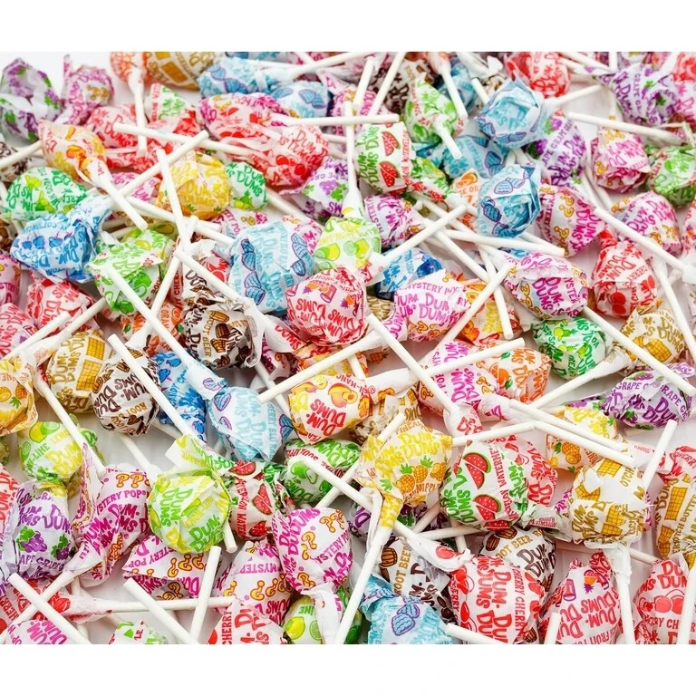 DUM DUM Pops Lollipops - in a Resealable Bag