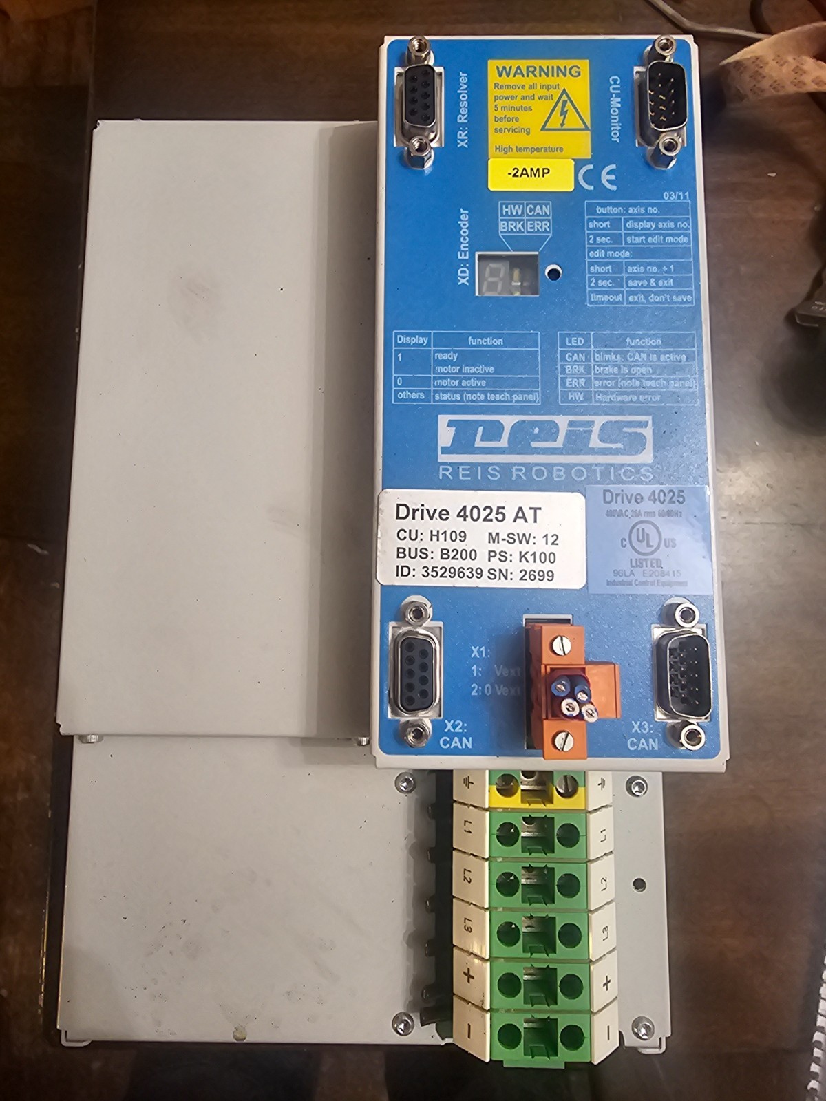 Reis Robot Drive 4025 AT