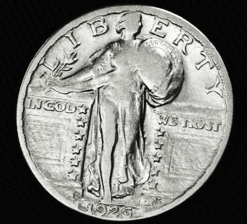 1926-s  Standing Liberty Quarter. High Grade   (Inventory A)