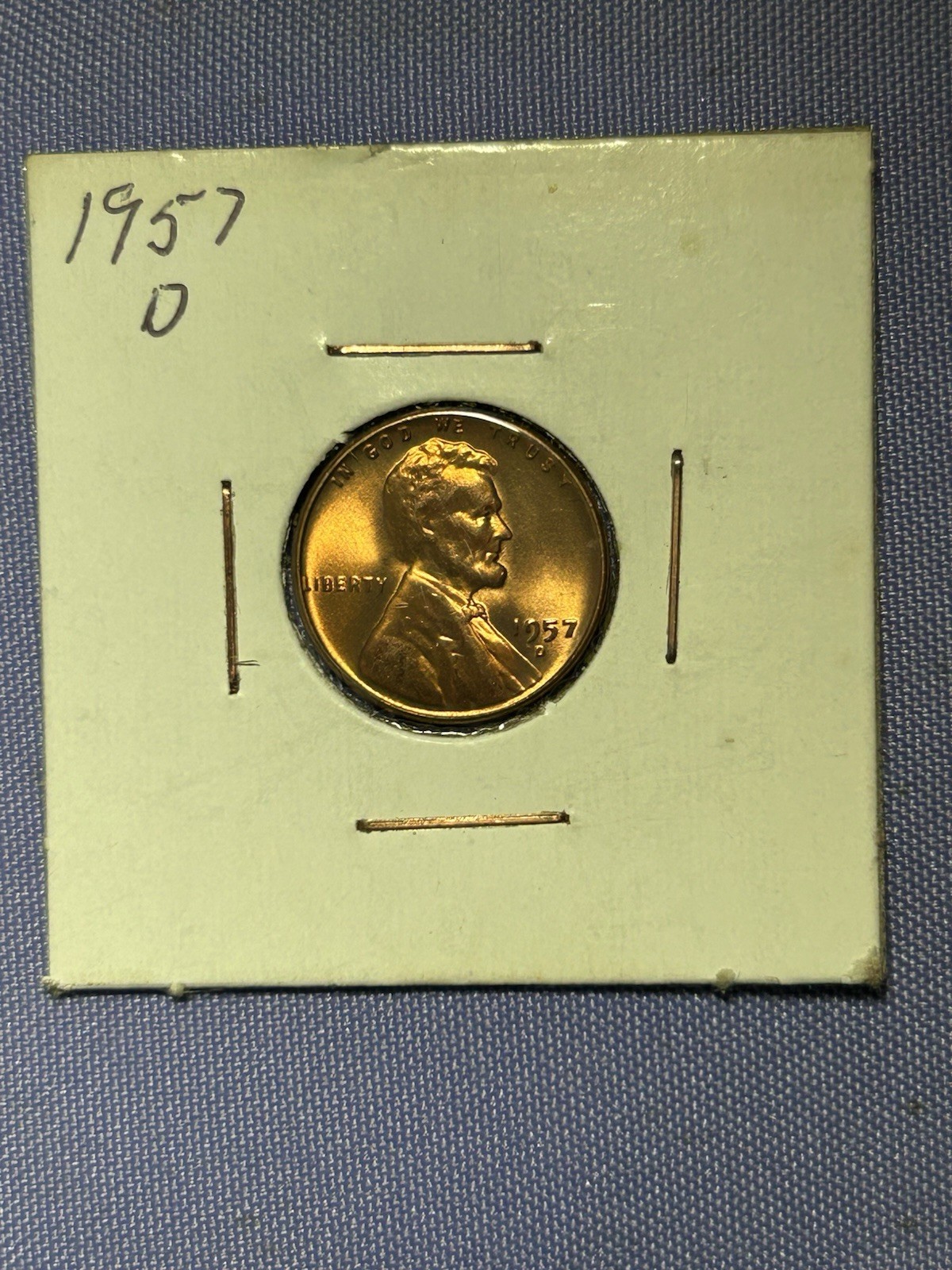 1957 Lincoln Wheat Cent Penny Uncirculated Condition Free Shipping!