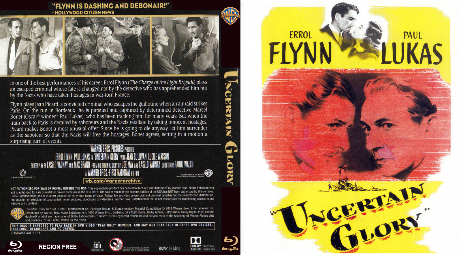 UNCERTAIN GLORY / NEW MOD CUSTOM BLURAY