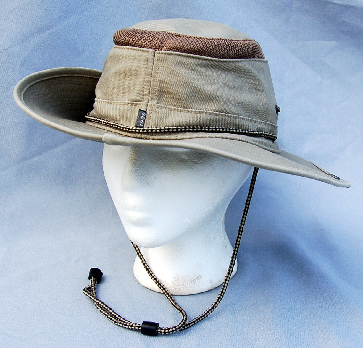 R.E.I. Vented, Wide Brim ~ Org. Cotton ~ sz MED ~ Hiking HAT ~ Olive