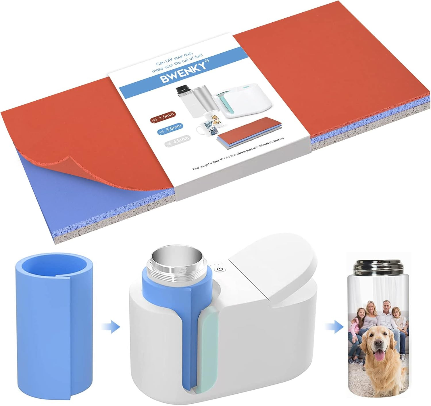 Sublimation Tumbler Wrap Compatible with Cricut Mug Press Tumbler Heat Press ...