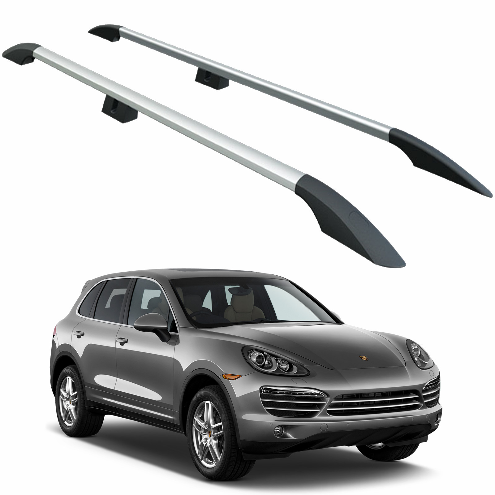 For Porsche Cayenne (9PA) 2002-2010 Roof Rails Baggage Luggage Rack Rail Port Si