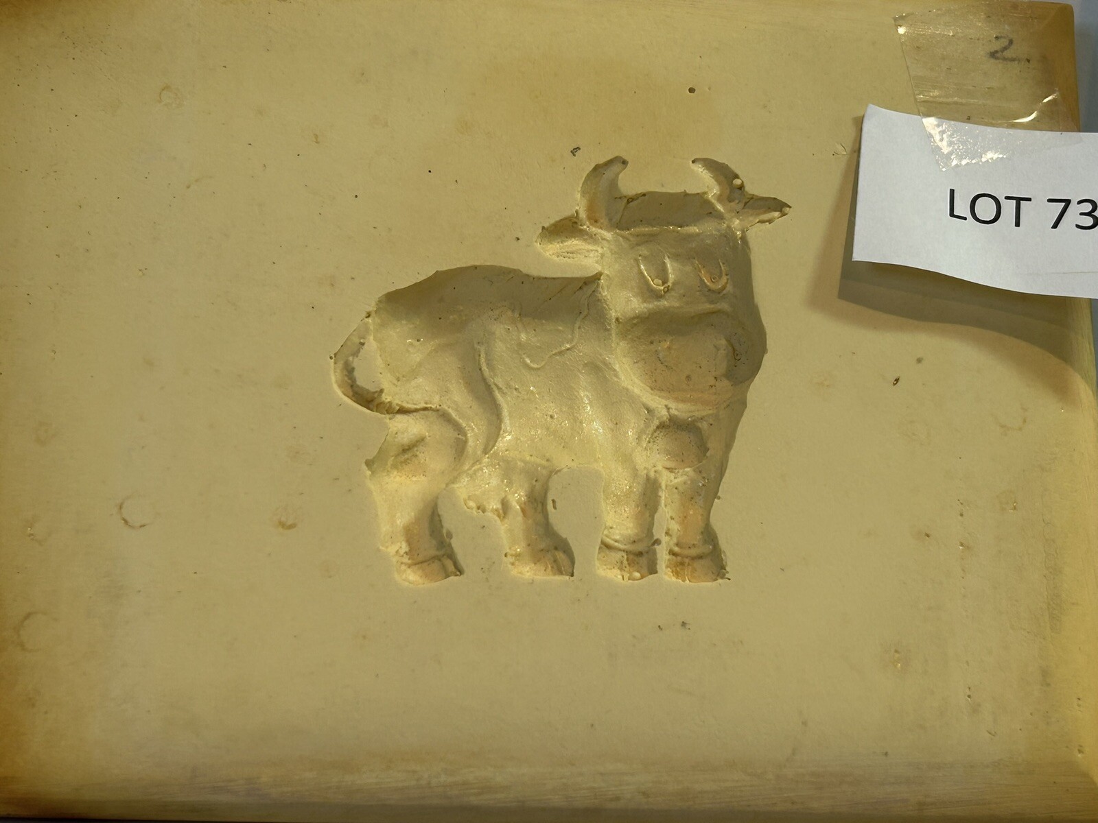 Cow  Paper Casting Mold For Clay, Paper Pulp And Air Dry Clay #73