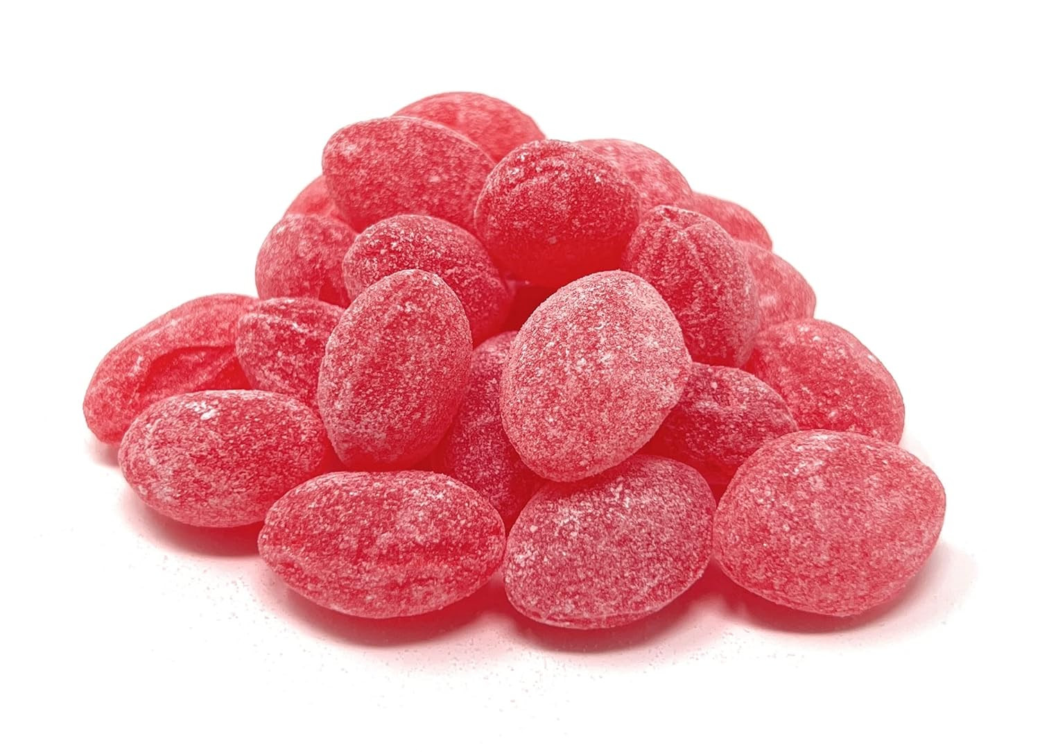 2 Pound Wild Cherry Sanded Candy Drops, Sweet Nostalgic Hard Candy